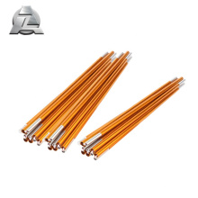 factory price 7 section extruded aluminum tent pole